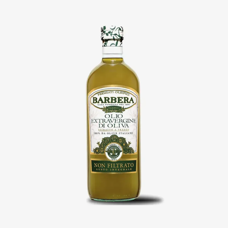 Масло Barbera Extra Virgin Non Filtrato оливковое 1 л