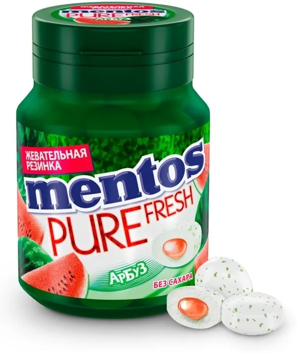 Жевательная резинка Mentos Pure Fresh арбуз 36 шт