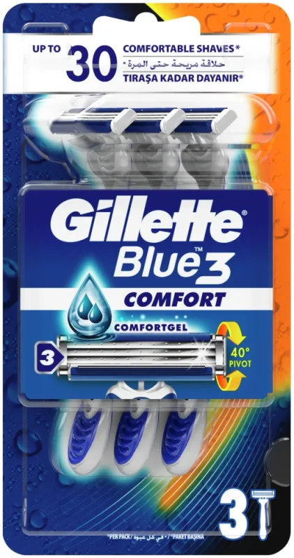Gillette Blue 3 Одноразовые мужские бритвы 3шт
