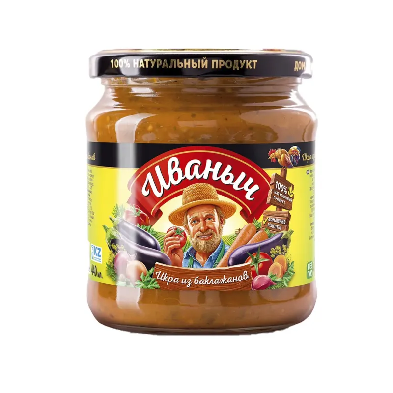 Икра Иваныч из баклажанов 470 г