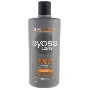 SYOSS MEN ШАМПУНЬ 440МЛ POWER