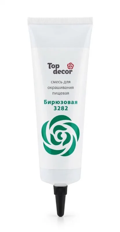 Пищевой краситель Top Decor Бирюзовая 3282, 100 г 