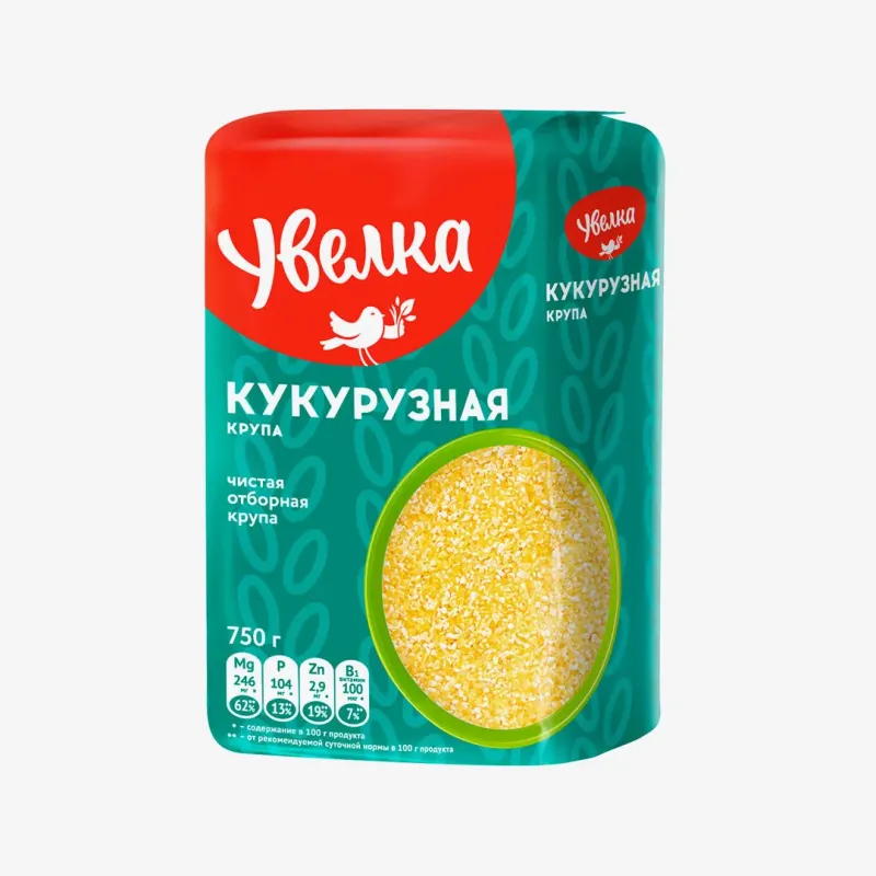 Кукурузная крупа Увелка отборная, 750 г