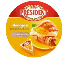 Сыр плавленый President "Маасдам" 40% 140 г