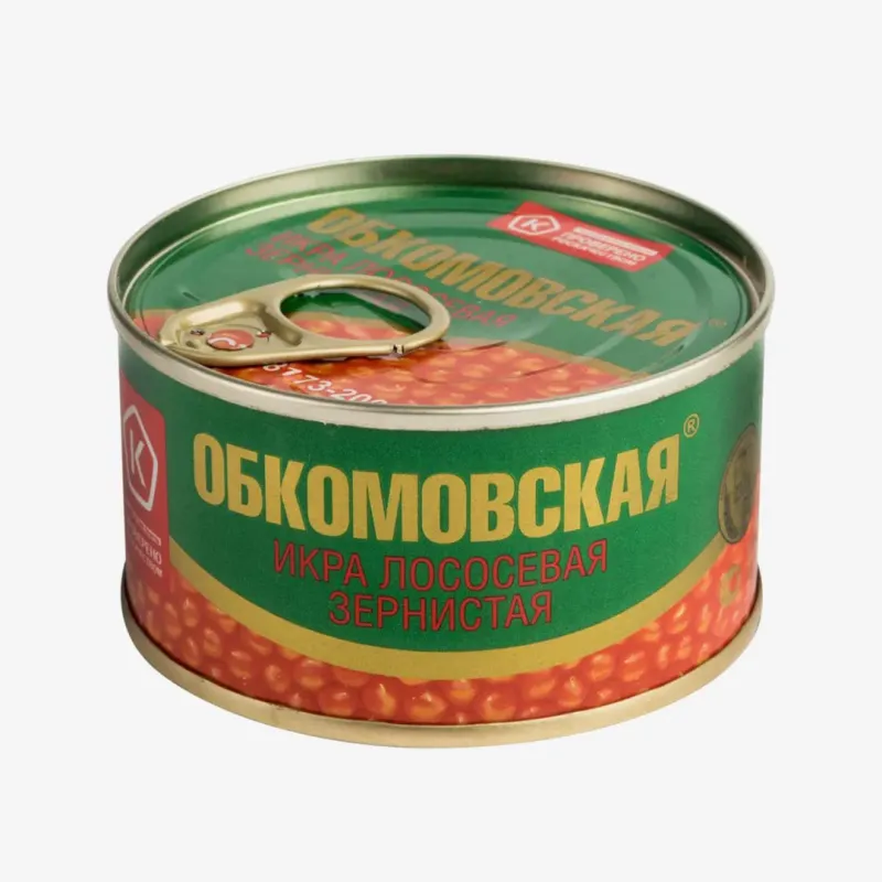 Икра Обкомовская красная 140 г ж/б