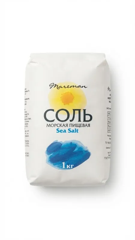 Соль морская пищевая Mareman   Вес: 1 кг   
