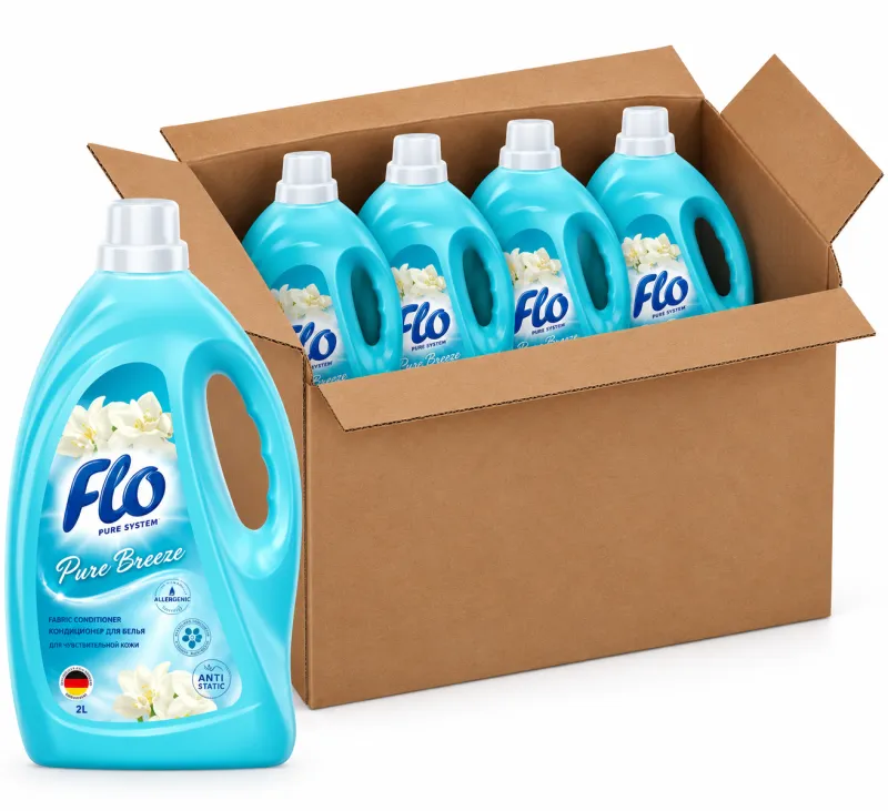 FLO ОПОЛАСКИВАТЕЛЬ 2Л PURE BREEZE, в упаковке 4шт