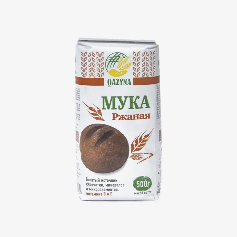 Мука Qazyna ржаная 500 г