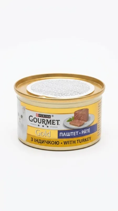 Purina Gourmet Gold — Паштет с индейкой для кошек(85г)