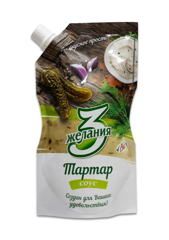 Соус 3 Желания тартар дой пак, 250 г