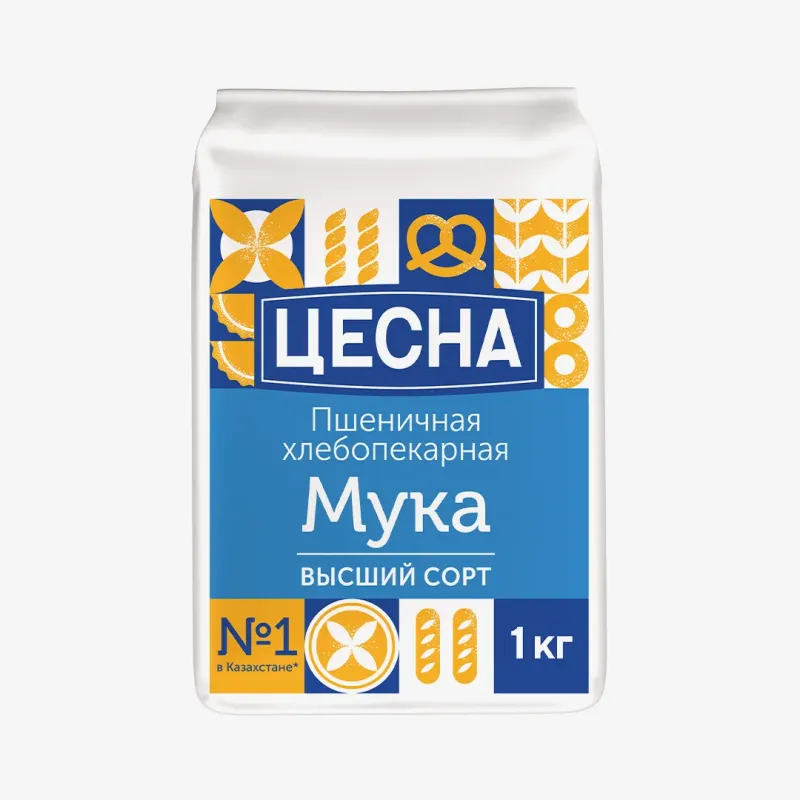 Мука Цесна высший сорт, 1 кг