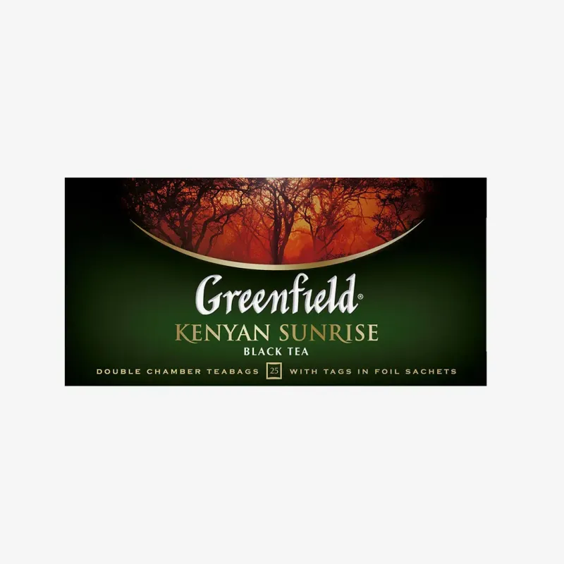Чай Greenfield Kenyan Sunrise черный 25 пакетиков