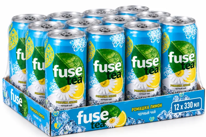 Fuse Tea Ромашка–Лимон 330 мл × 12 шт. (упаковка)