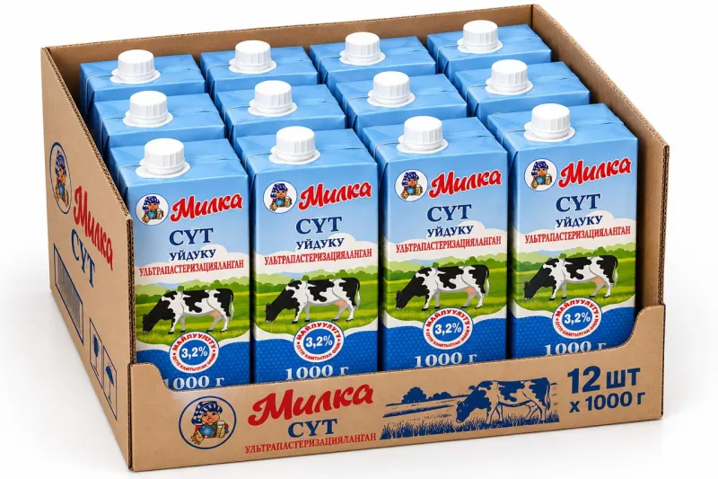 Молоко "МИЛКА" 1л. 3,2% уп. 12шт