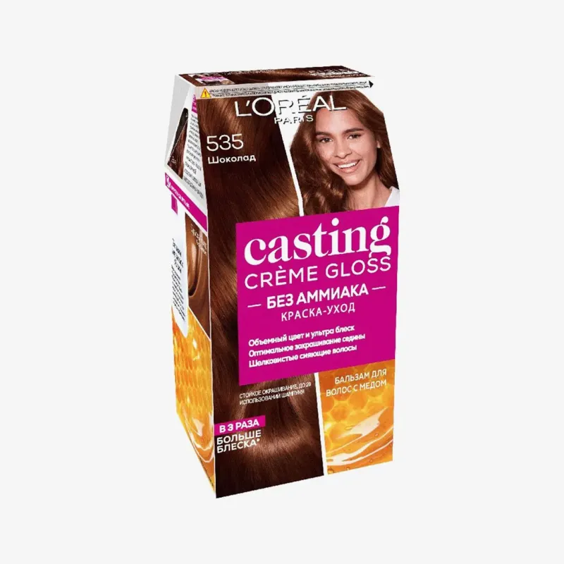 Краска L'Oreal Paris Casting Creme Gloss стойкая без аммиака #535 Шоколад