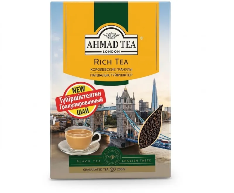 Чай черный гранулированный Ahmad Tea Rich Tea «Королевские гранулы» 200 г
