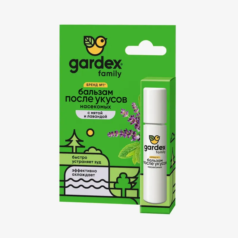 Бальзам Gardex Family после укусов роликовый 7 мл
