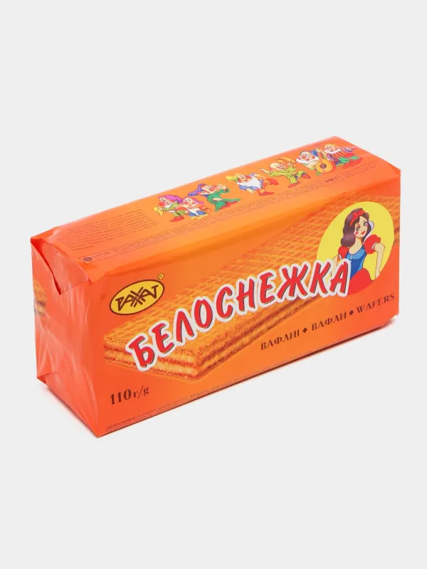 Рахат вафли белоснежка 110 г