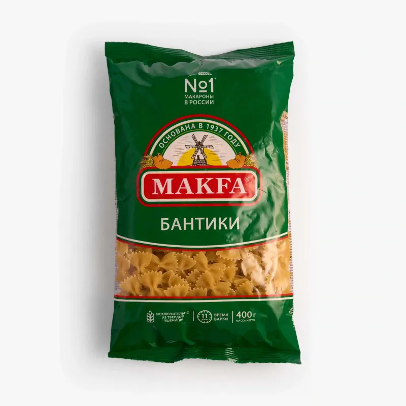 Макароны Makfa бантики 400 г