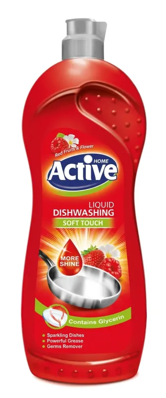 Средство для мытья посуды Active глицерин красный фрукт 750 мл 