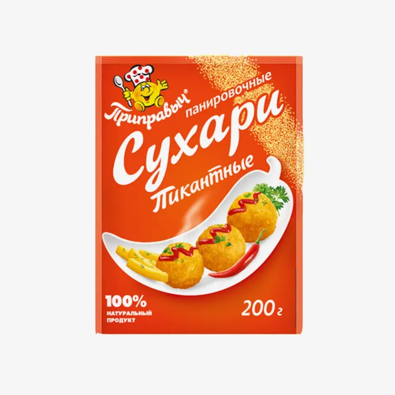 Сухари Приправыч панировочные Пикантные 200 г