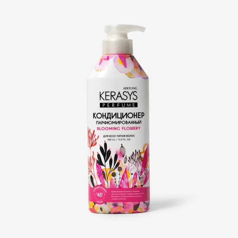 Кондиционер Kerasys gарфюмированный Blooming & Flowery, 400 мл