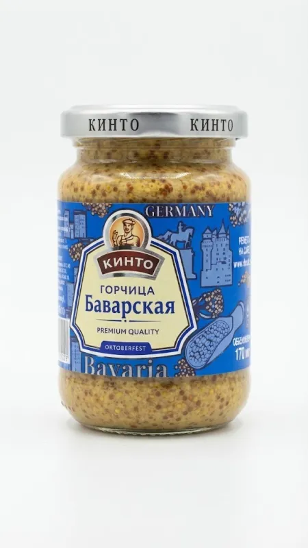 БАВАРСКАЯ ГОРЧИЦА «КИНТО» (170 МЛ)