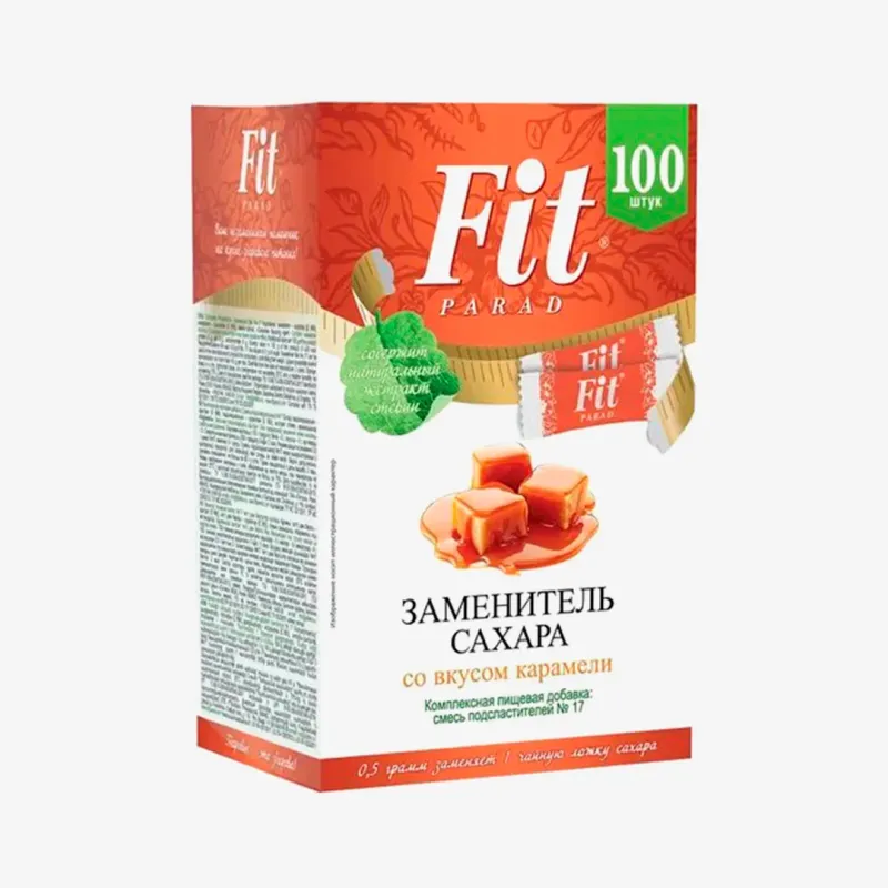 Сахарозаменитель Fit Parad №17 со вкусом карамели 100 шт