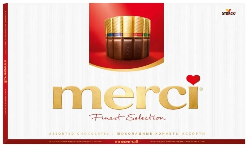 Конфеты шоколадные Merci Finest Selection 400 r