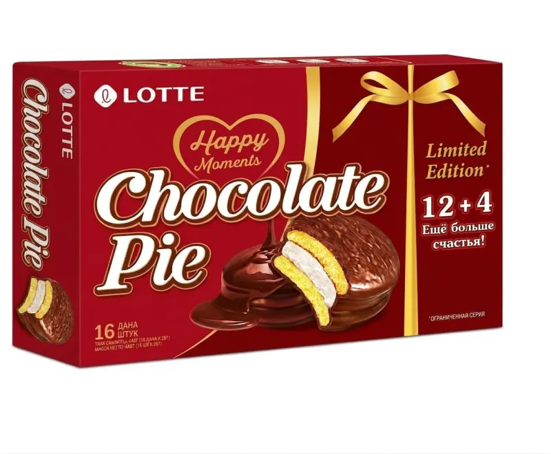 Пирожное LOTTE Chocolate Pie, 448 г