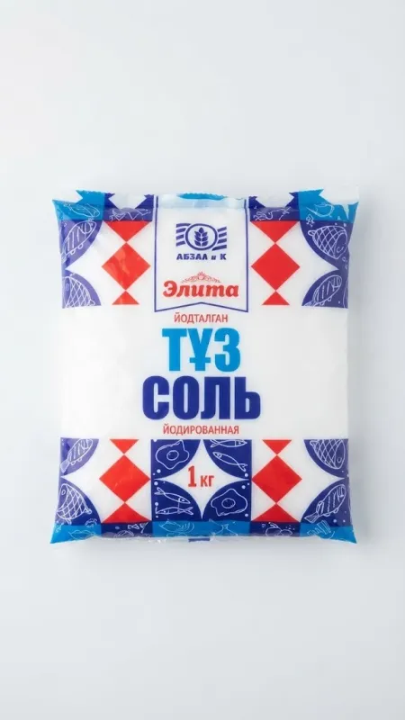 Соль пищевая йодированная Элита («Тұз / Соль») 1кг