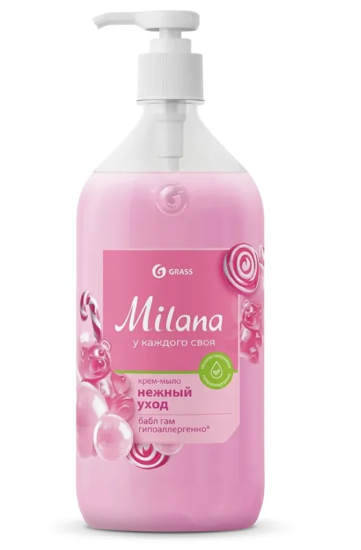 Крем-мыло жидкое Milana Fruit-Bubles 1 л