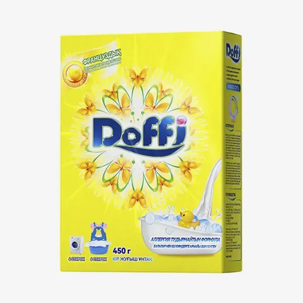 Стиральный порошок Doffi для детского белья с гипоаллергенным свойством, 450 г