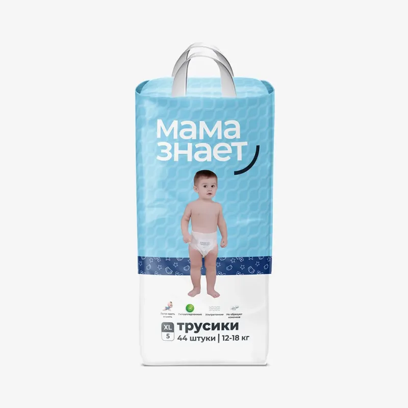 Трусики Мама знает XL 44 шт