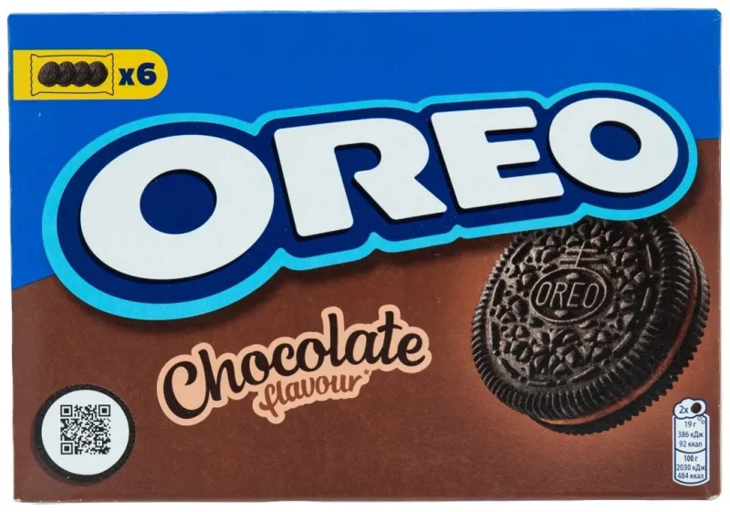 Печенье Oreo с какао и шоколадной начинкой 228 г