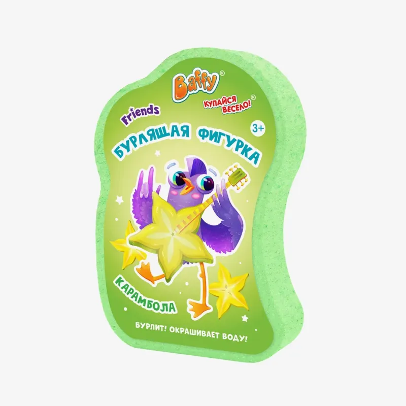 Бурлящая фигурка Baffy карамбола, 75 г