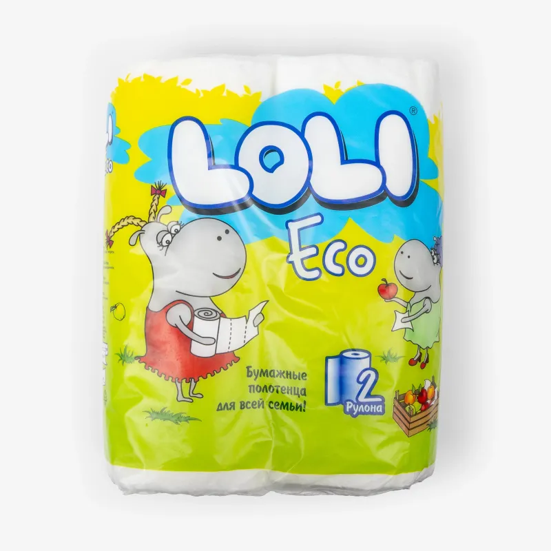 Полотенца Loli Eco бумажные, 2 шт