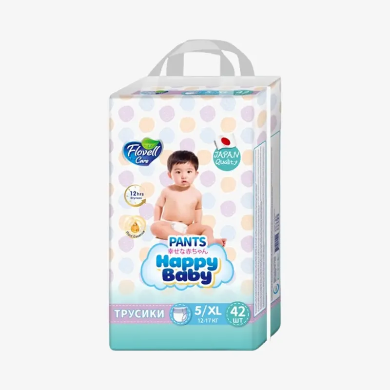 Трусики-подгузники Flovell care детские размер №5 (xl) 12-17 кг 42 шт