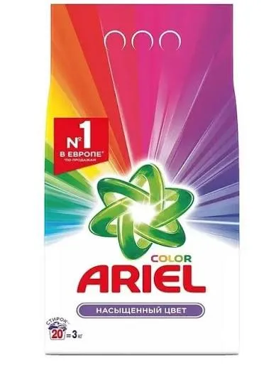 Порошок Ariel Color для стирки автомат, 3 кг