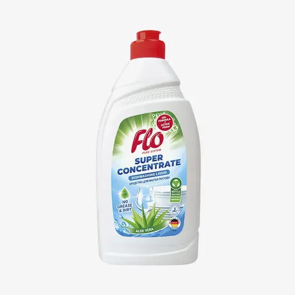 Жидкость для мытья посуды Flo Pure Aloe Vera 500 мл