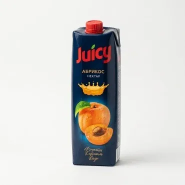 Нектар Juicy абрикос с мякотью, 0.95 л