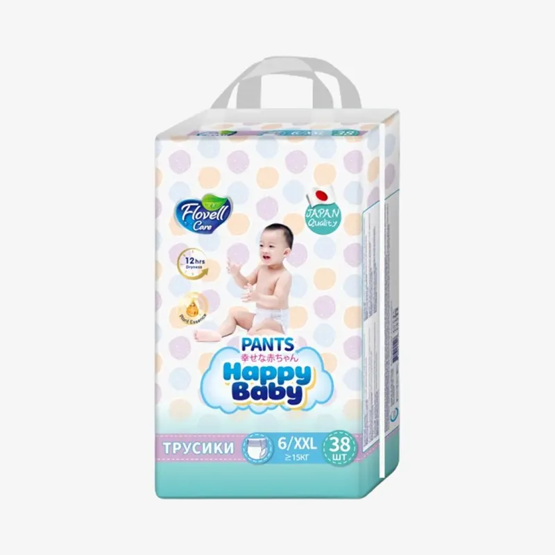 Трусики-подгузники Flovell care детские размер №6 (xxl) 15+ кг 38 шт