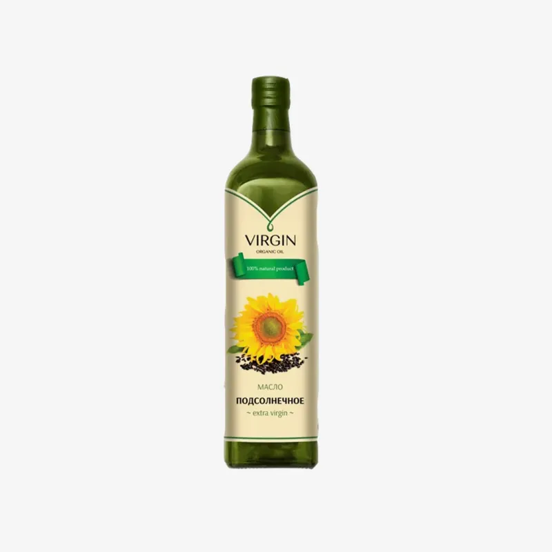 Масло Virgin Organic Oil Подсолнечное нерафинированное первого холодного отжима 250 мл