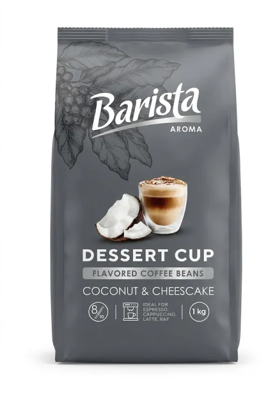 Кофе в зернах Barista Aroma Dessert Cup Coconut & Cheesecake, 1 кг