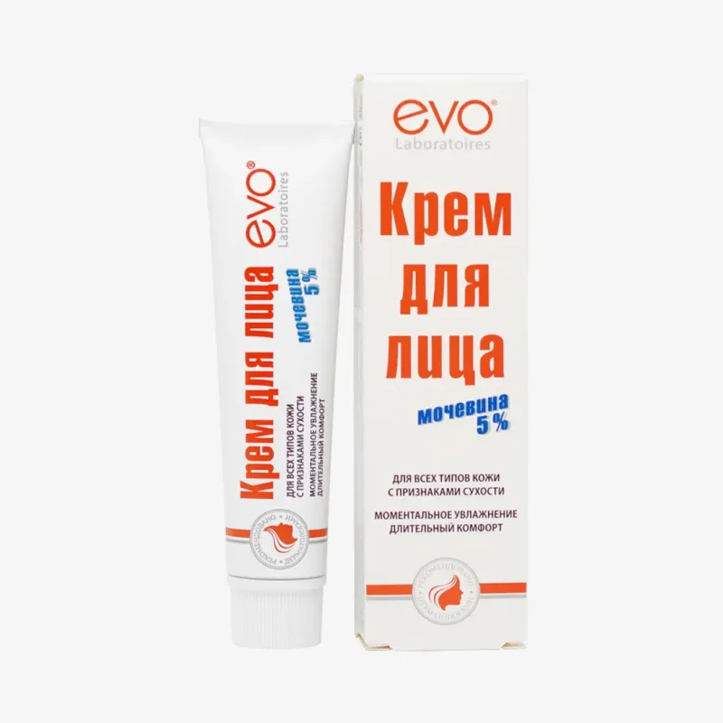 Крем Evo для лица с мочевиной 5% для всех типов кожи