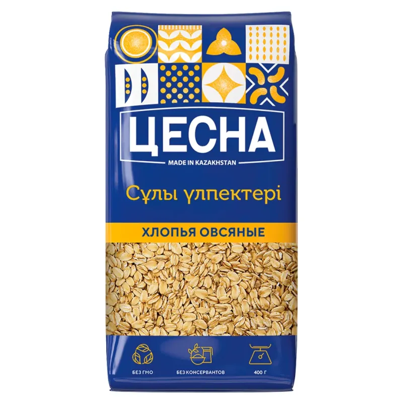 Хлопья Цесна Геркулес овсяные 400 г
