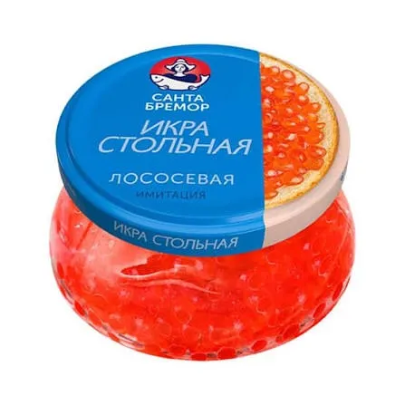 Икра Стольная лососевая имитированная «Санта Бремор»