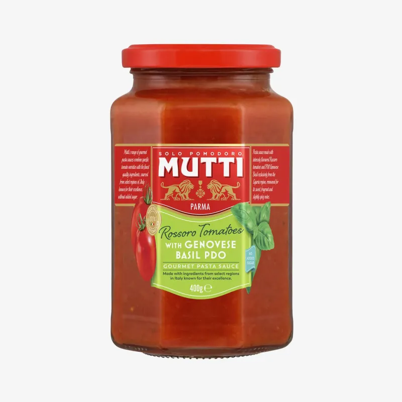 Соус томатный для пасты Mutti rossoro с базиликом по 400 г