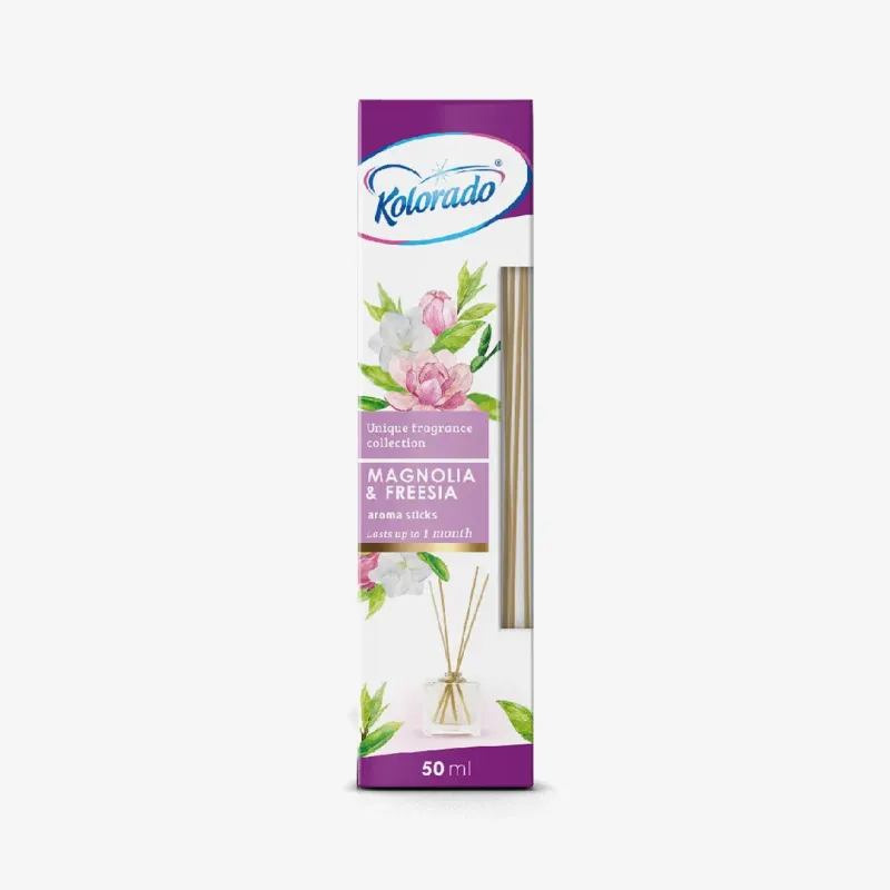 Аромадиффузор Kolorado aroma sticks magnolia freesia, 50 мл
