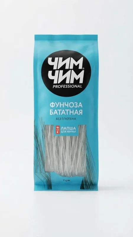 Фунчоза бататная «Чим Чим Professional» WOK для жарки, без глютена, 200 г